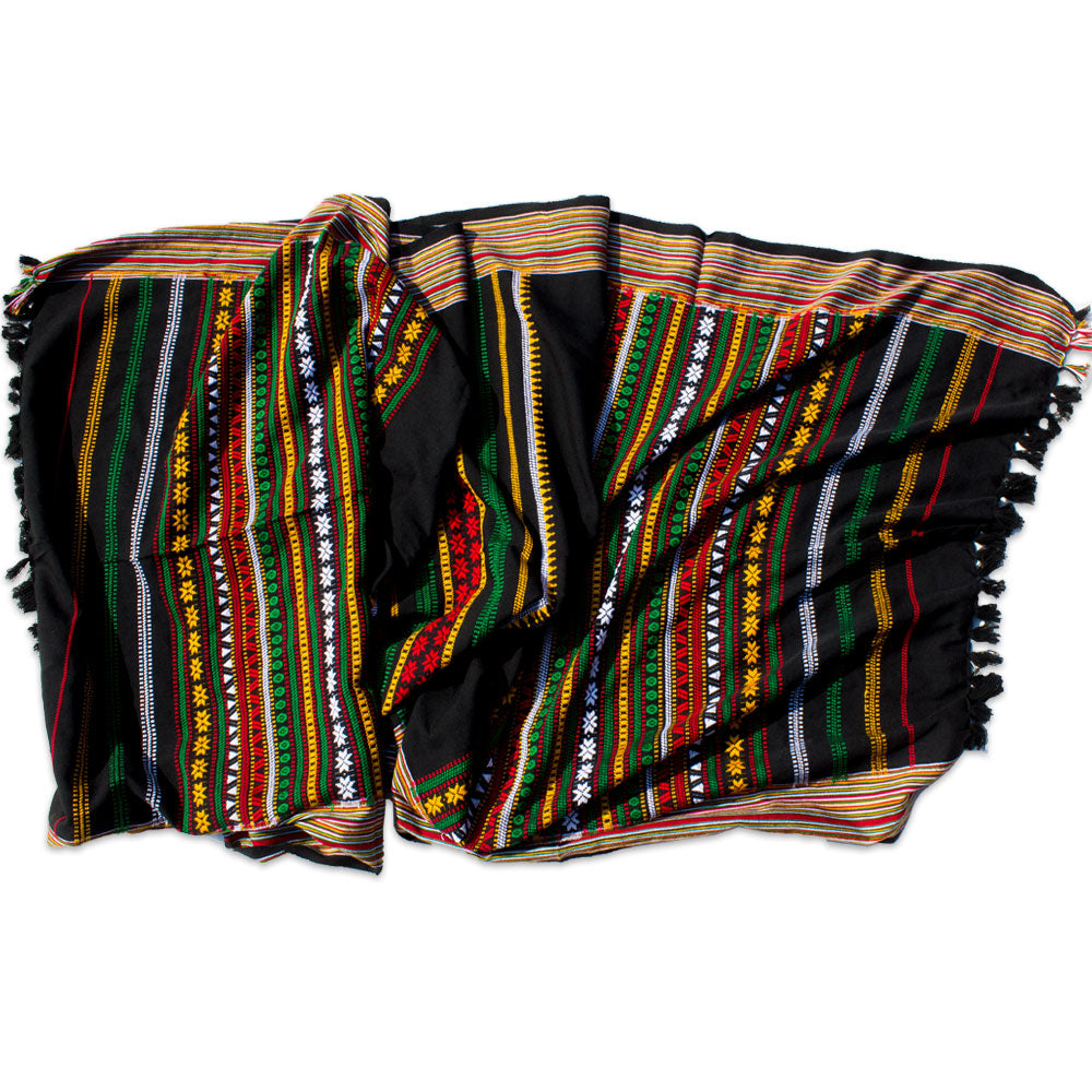 Multani King: Colorful Tharri Wadera Shawl for Men - Tripple Three