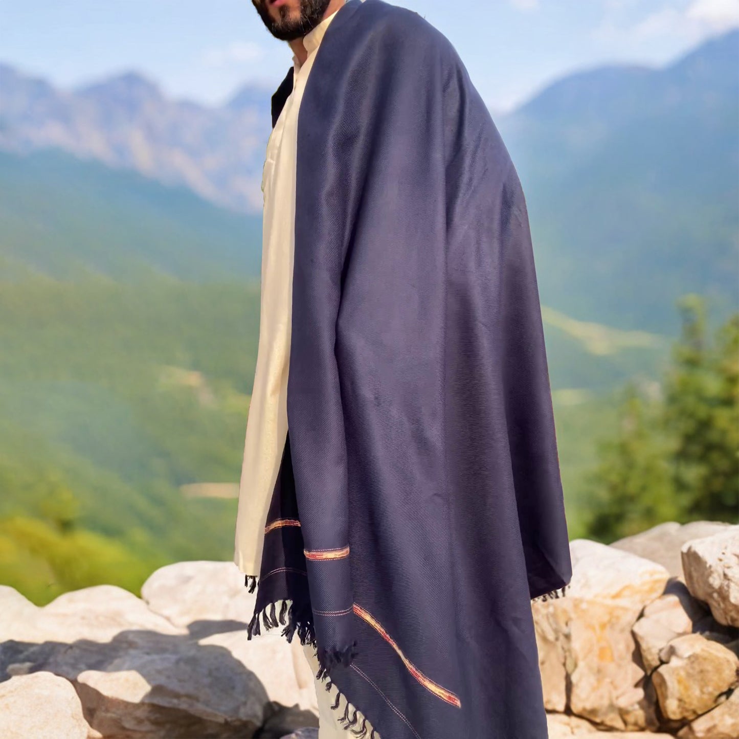 Light Weight Swati Dhussa Shawl For Men | Kamaal Khan Shawls