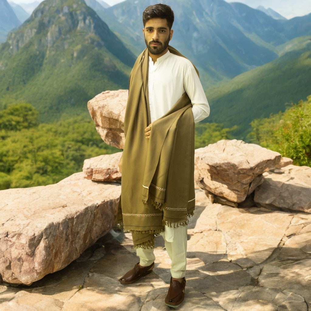 Light Weight Swati Dhussa Shawl For Men | Kamaal Khan Shawls