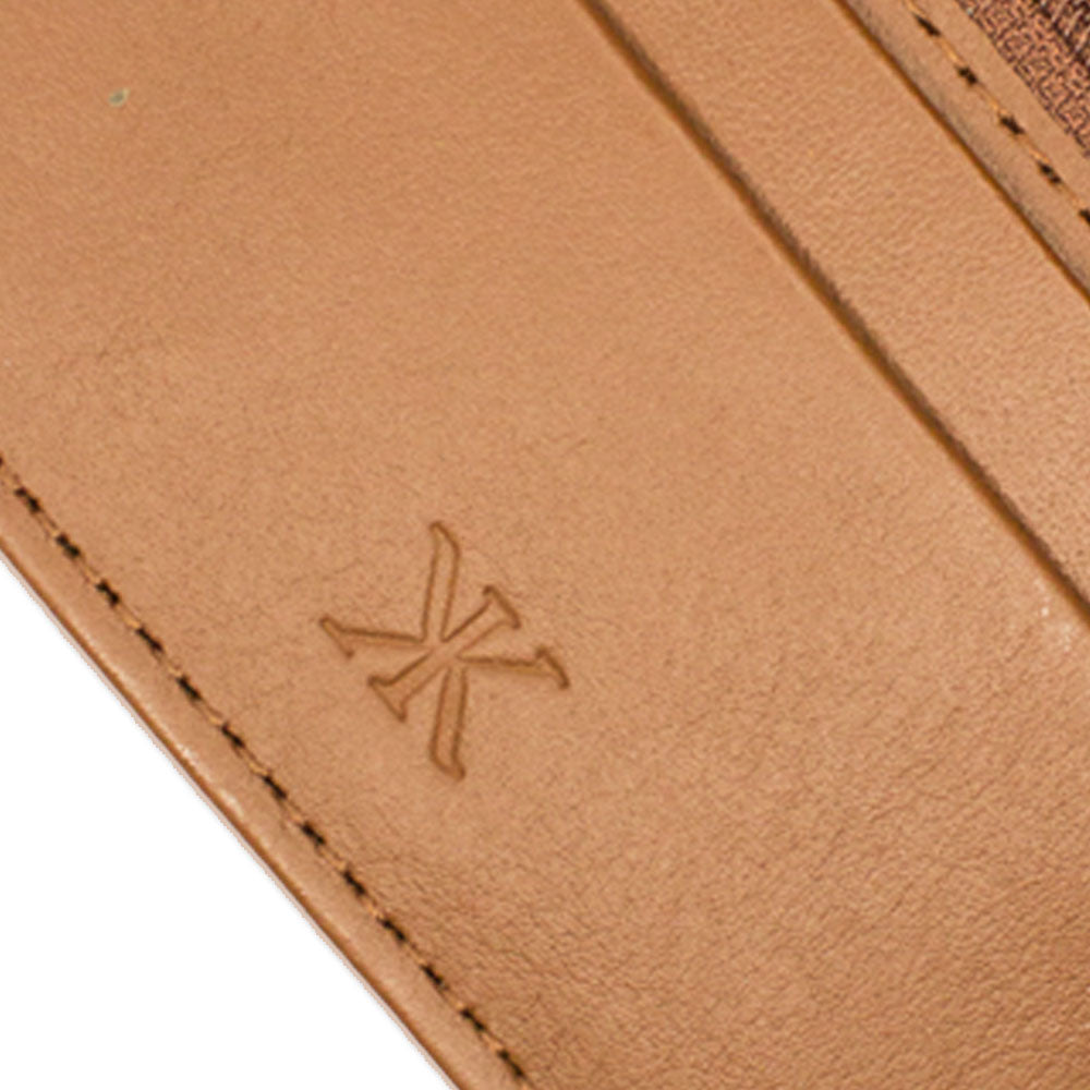 اصلی لیدر مردوں کے زپ کارڈ ہولڈر والیٹ | Slim Minimalist Wallet محفوظ زپر کے ساتھ
