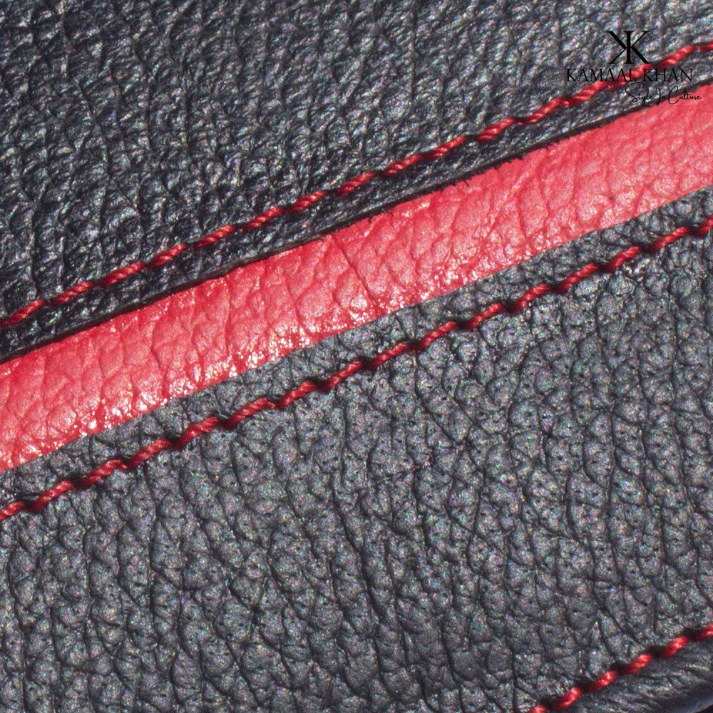 Genuine Mild Leather Two-Tone Men's Wallet | Zipper Coin Purse Wallet For Men Tri-fold Clasp
