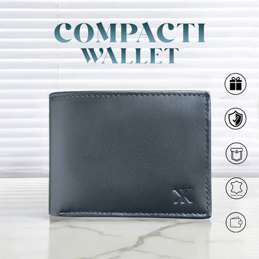 Genuine Leather Men's Purse Wallet For Men BiFold Wallet Clasp [Compacti]