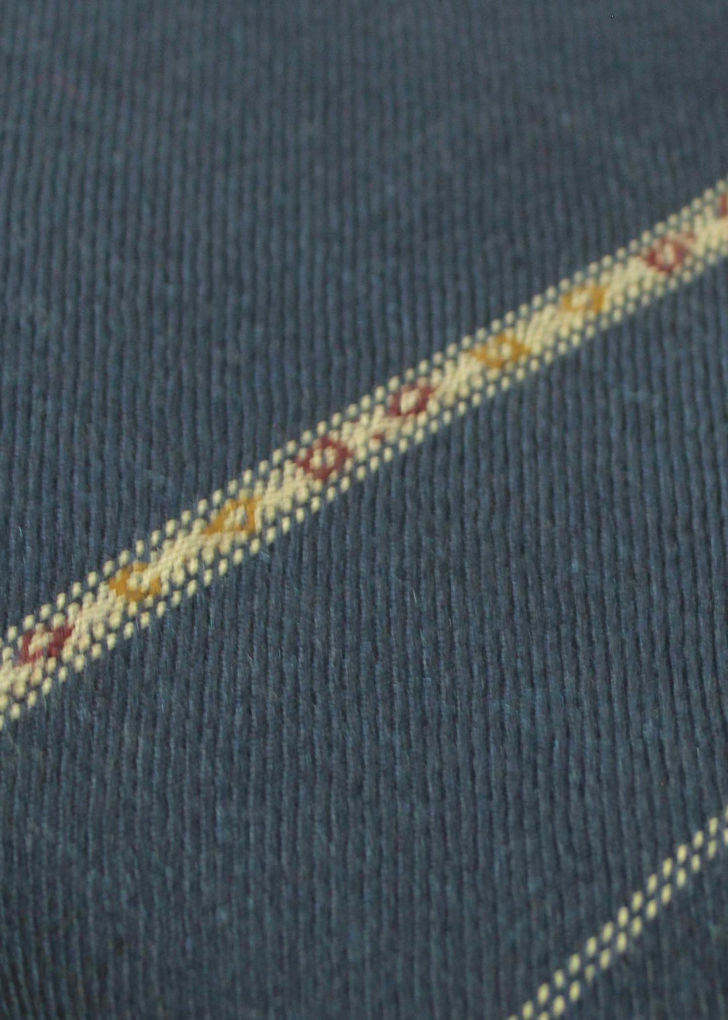 Pure Woolen Kashmiri Dhussa Shawl for Men - Multicolor Stripe Elegance