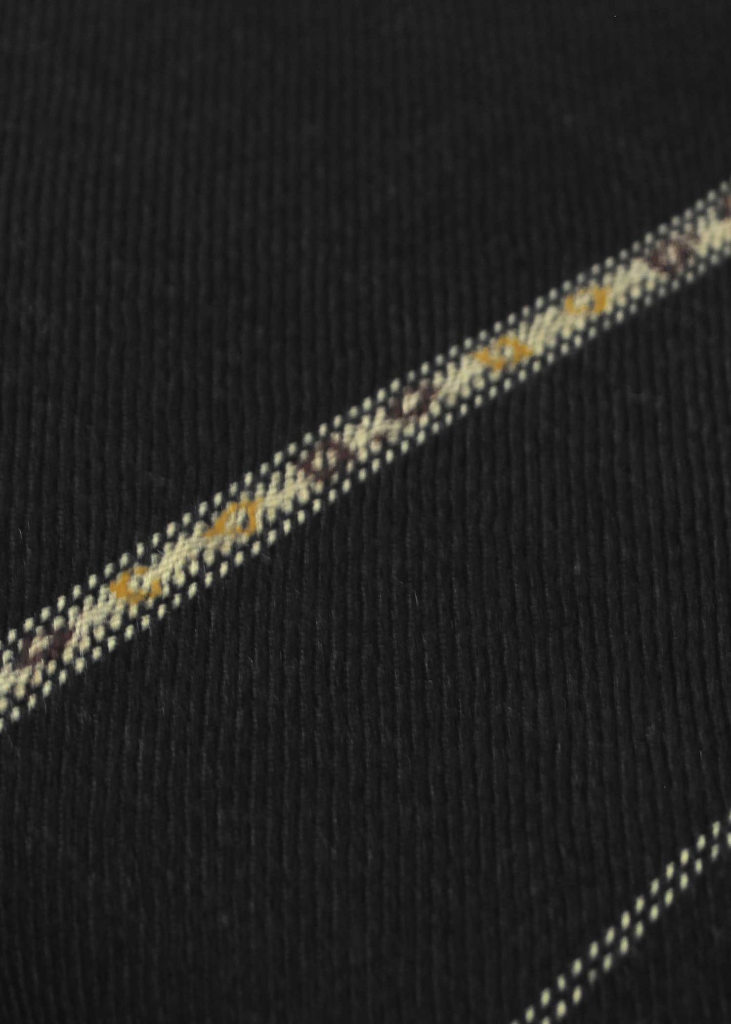 Pure Woolen Kashmiri Dhussa Shawl for Men - Multicolor Stripe Elegance