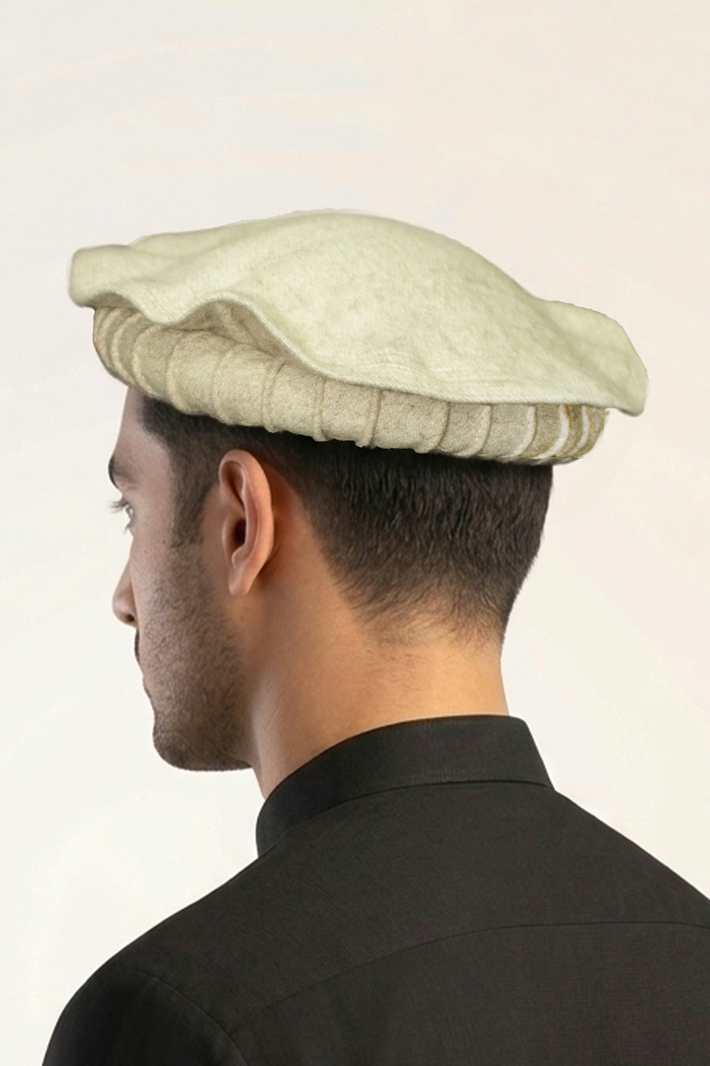 Chitrali - Pathani - Pakol Cap Double Ring - Topi