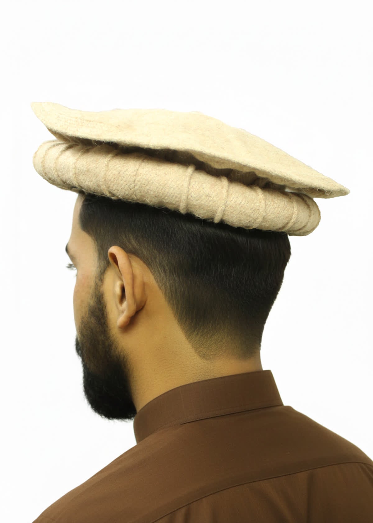 Chitrali - Pathani - Pakol Cap Double Ring - Topi
