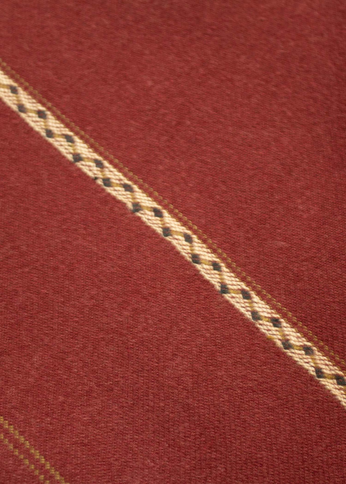 Pure Woolen Kashmiri Dhussa Shawl for Men - Multicolor Stripe Elegance