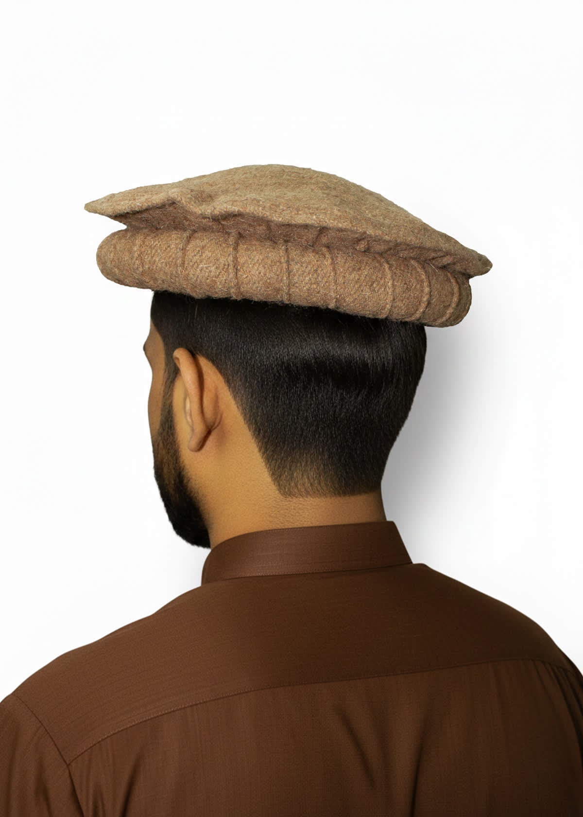 Chitrali - Pathani - Pakol Cap Double Ring - Topi