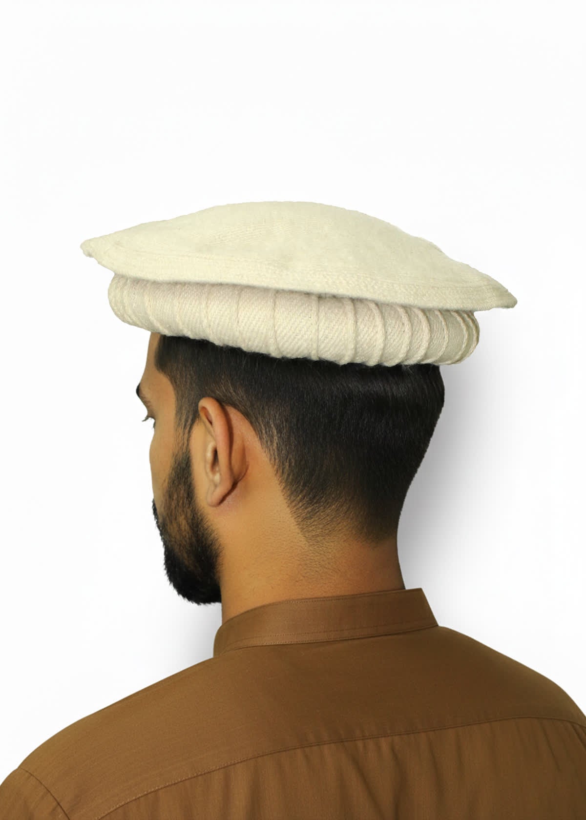 Chitrali - Pathani - Pakol Cap Double Ring - Topi