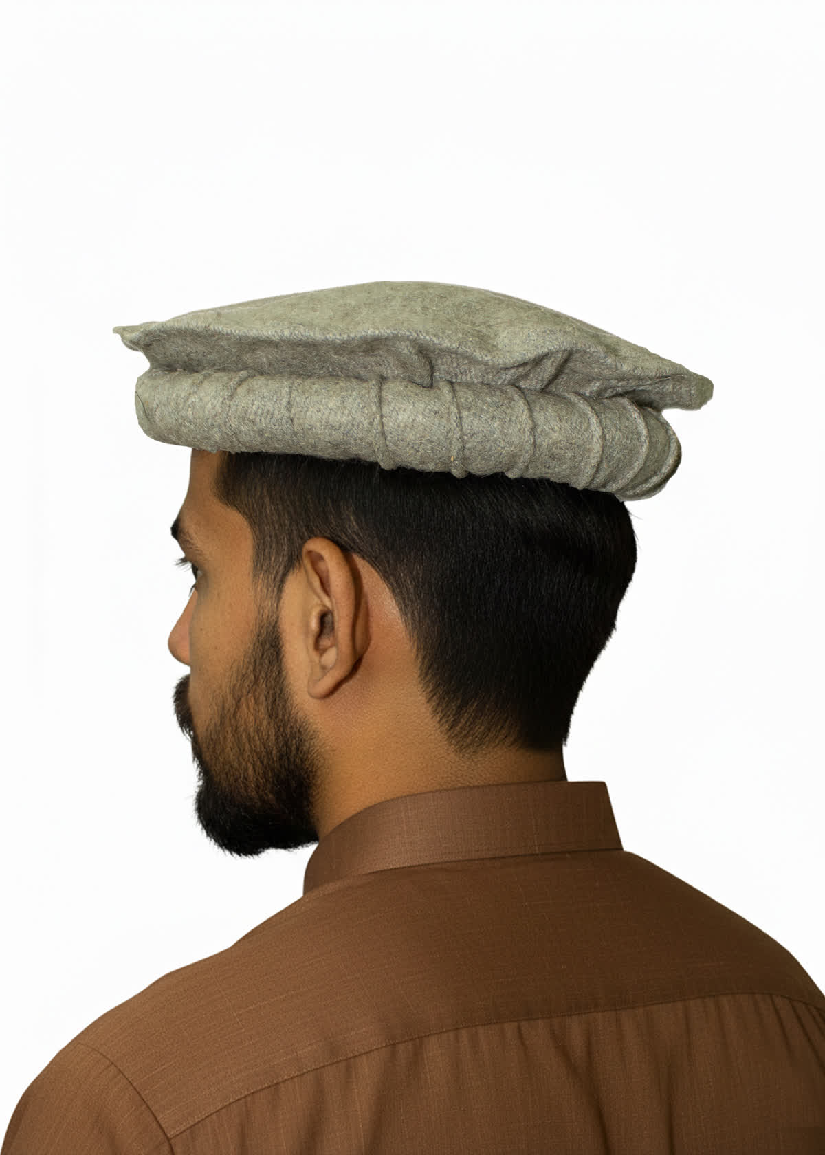 Chitrali - Pathani - Pakol Cap Double Ring - Topi