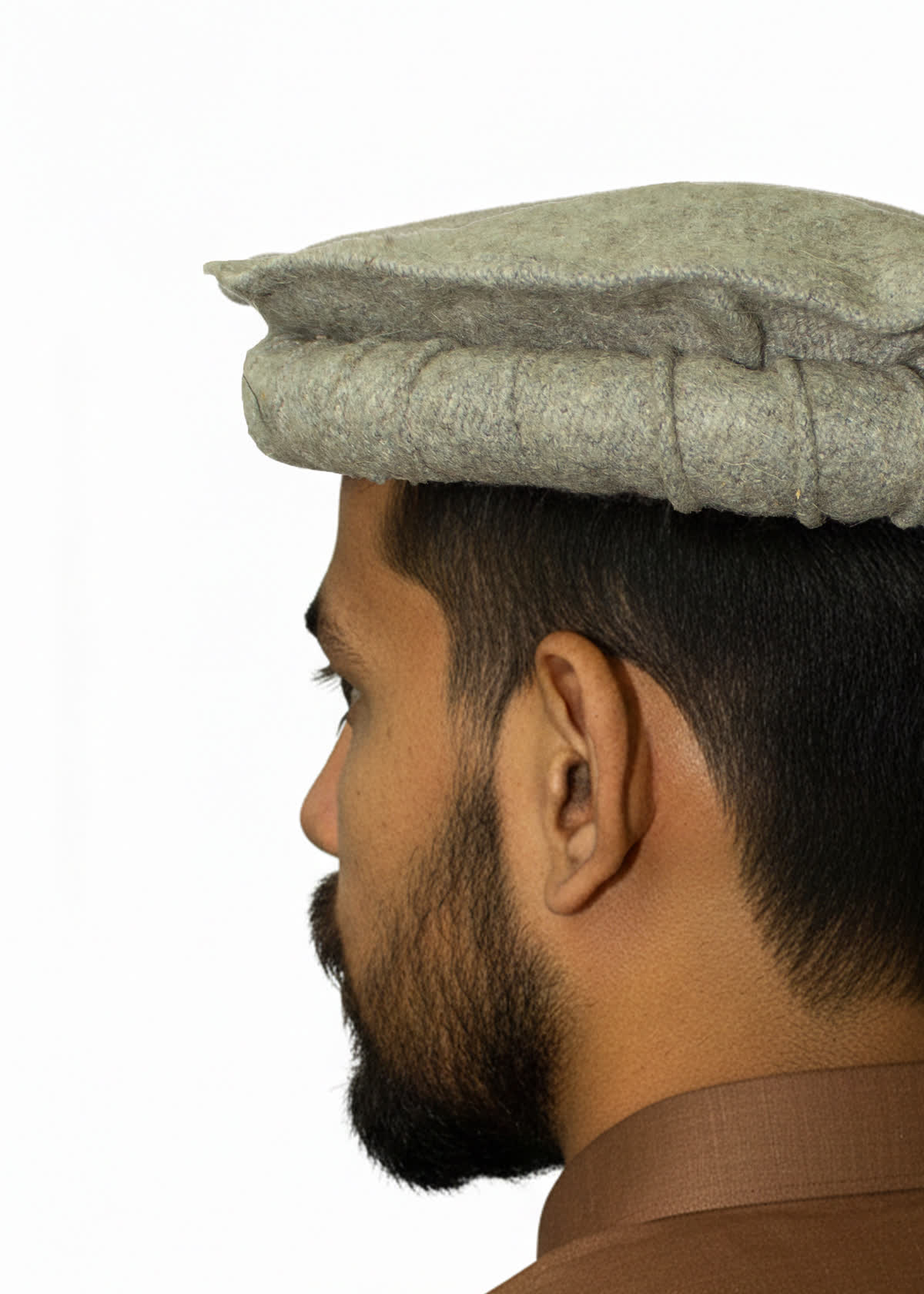 Chitrali - Pathani - Pakol Cap Double Ring - Topi