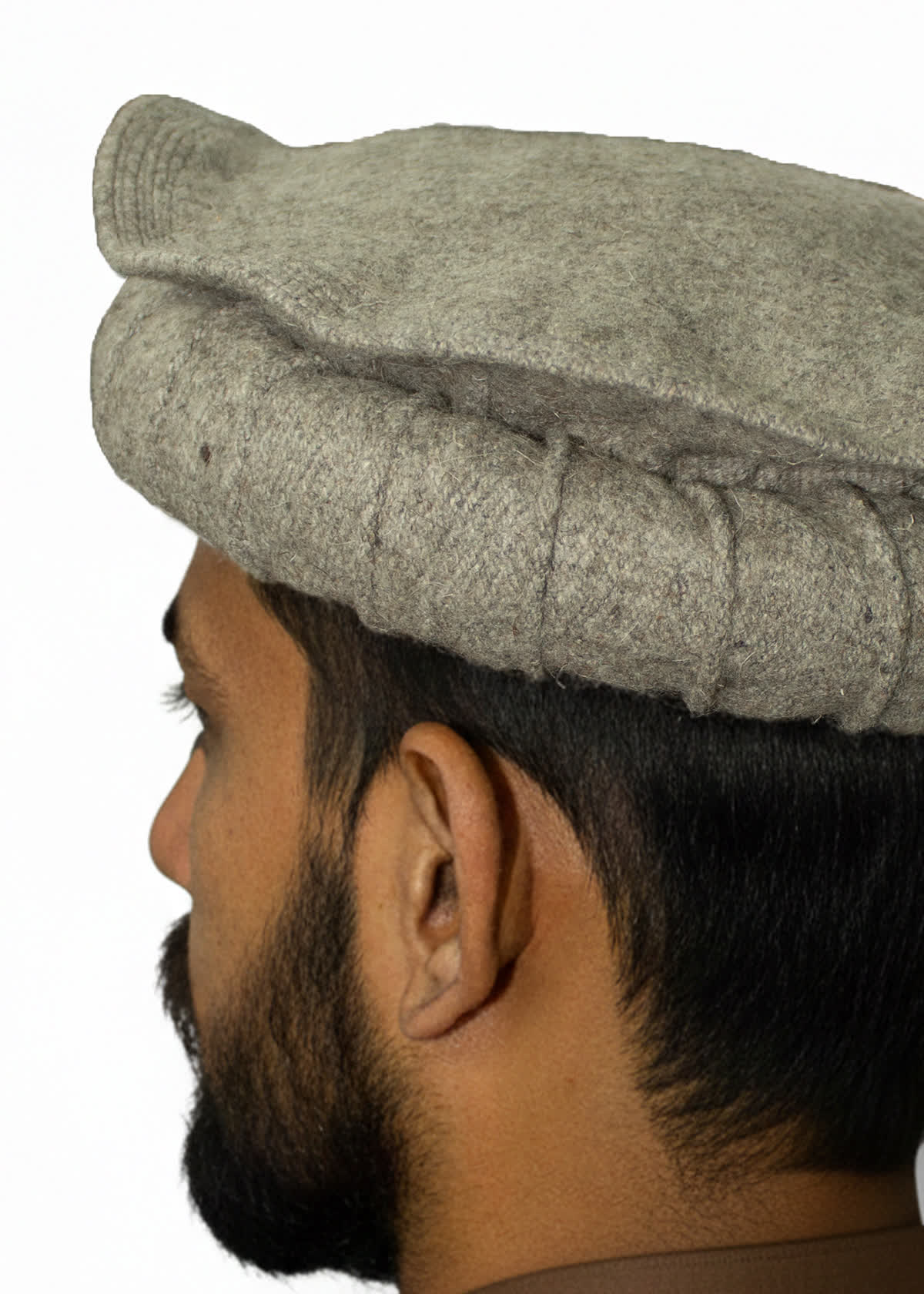 Chitrali - Pathani - Pakol Cap Double Ring - Topi