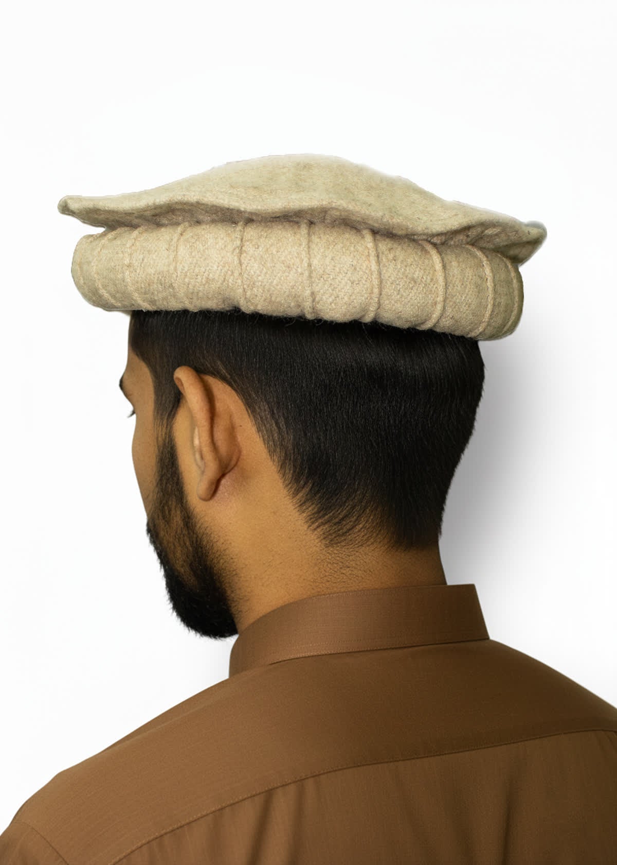 Chitrali - Pathani - Pakol Cap Double Ring - Topi