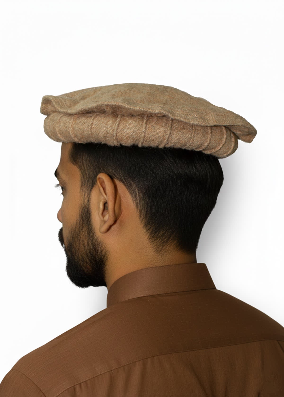 Chitrali - Pathani - Pakol Cap Double Ring - Topi