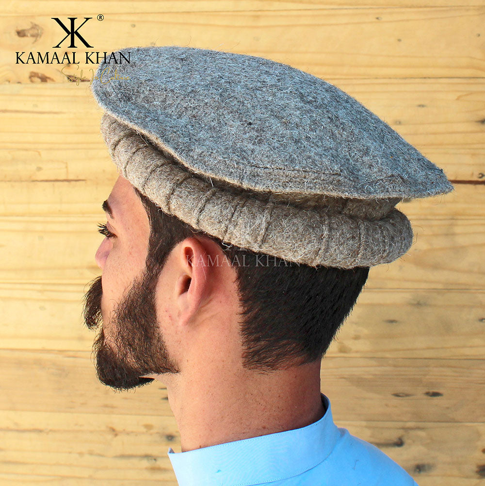 Chitrali - Pathani - Pakol Cap Double Ring - Topi