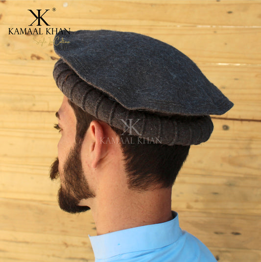 Chitrali - Pathani - Pakol Cap Double Ring - Topi