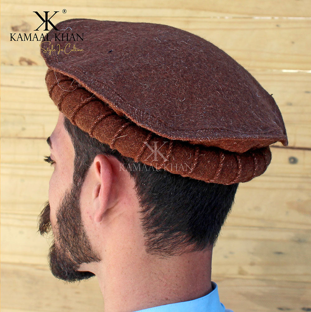 Chitrali - Pathani - Pakol Cap Double Ring - Topi