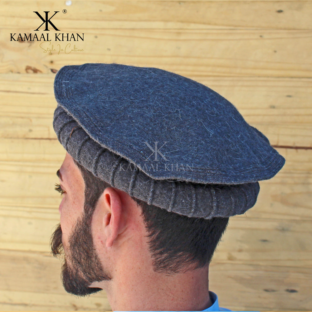 Chitrali - Pathani - Pakol Cap Double Ring - Topi