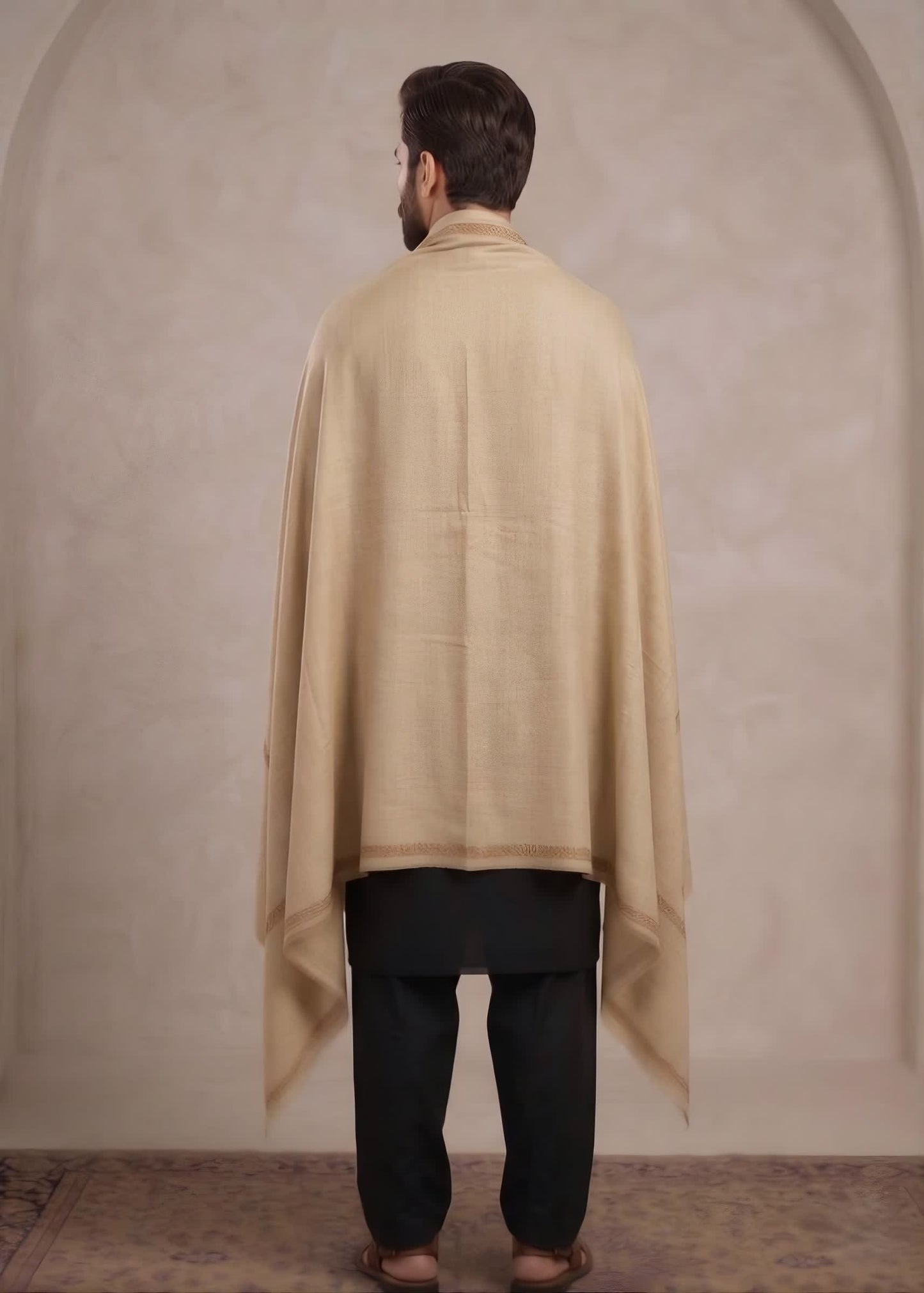 Kashmiri Kingri Style Shawl For Men