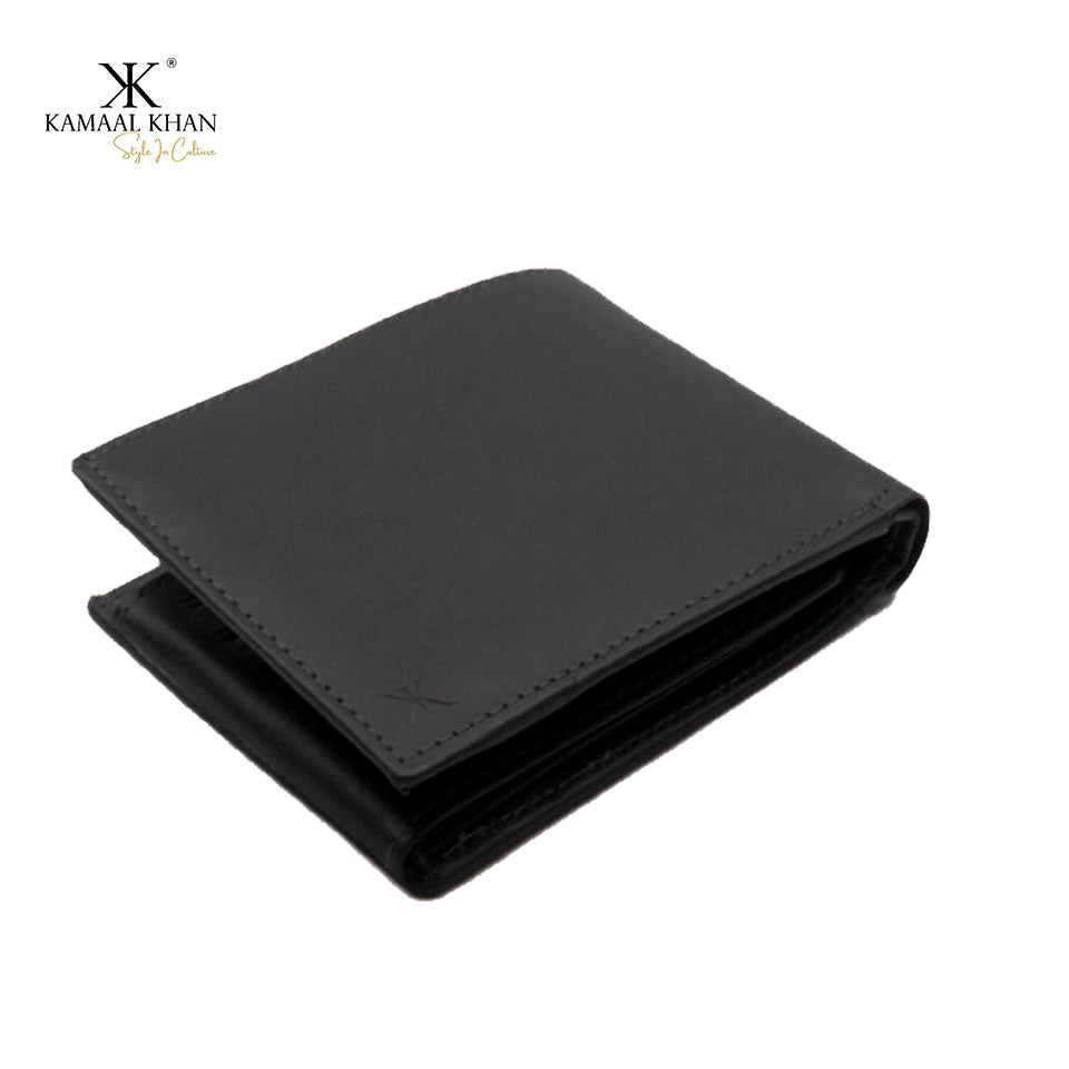 Genuine Leather Men's Zipper Coin Purse Wallet For Men Tri-fold Wallet Clasp [Ceasers Stash]